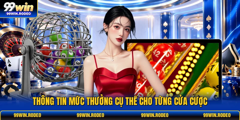 Thông tin mức thưởng cụ thể cho từng cửa cược Thông tin mức thưởng cụ thể cho từng cửa cược